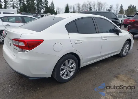 2018 Subaru Impreza 2.0I z USA, uszkodzony, nr VIN 4S3GKAA65J3601860